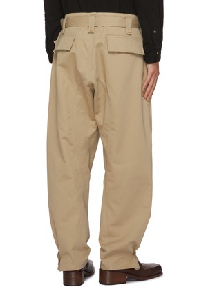 Back View - Click To Enlarge - LEMAIRE - Adjustable Cuff Twisted Cotton Linen Pants