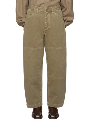 Main View - Click To Enlarge - LEMAIRE - Judo Back Strap Cotton Tapered Leg Pants