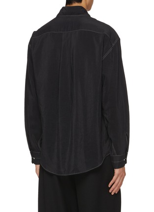 Back View - Click To Enlarge - LEMAIRE - Easy Contrast Stitch Detail Shirt