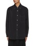 Main View - Click To Enlarge - LEMAIRE - Easy Contrast Stitch Detail Shirt