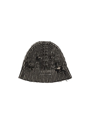 Figure View - Click To Enlarge - MM6 MAISON MARGIELA - Numeric Logo Patch Beanie