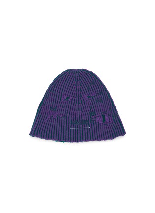 Figure View - Click To Enlarge - MM6 MAISON MARGIELA - Numeric Logo Patch Beanie