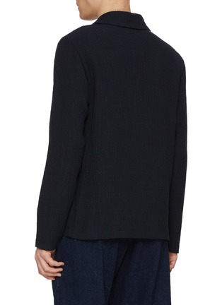 Back View - Click To Enlarge - BARENA - Roncola Textured Overshirt