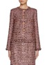 Main View - Click To Enlarge - ST. JOHN - Metallic Eyelash Tweed Jacket