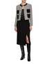 Figure View - Click To Enlarge - ST. JOHN - Contrast Pocket Textured Knit Jacket