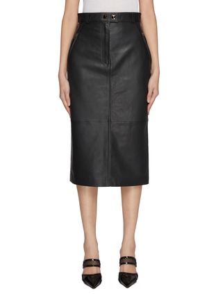 Main View - Click To Enlarge - ST. JOHN - Leather Pencil Skirt