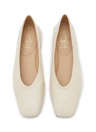 Detail View - Click To Enlarge - SAM EDELMAN - Kasy Leather Ballerina Flats