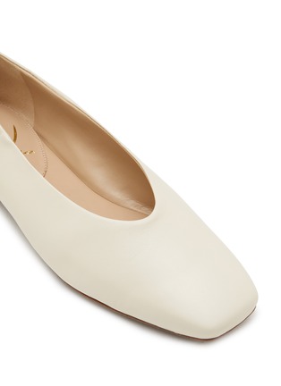 Detail View - Click To Enlarge - SAM EDELMAN - Kasy Leather Ballerina Flats