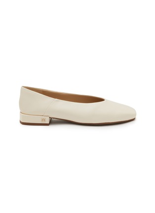 Main View - Click To Enlarge - SAM EDELMAN - Kasy Leather Ballerina Flats