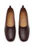 Detail View - Click To Enlarge - SAM EDELMAN - Ari High Vamp Leather Ballet Flats