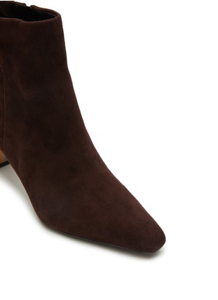 Detail View - Click To Enlarge - SAM EDELMAN - Saige 70 Suede Leather Booties