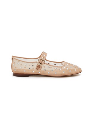 Main View - Click To Enlarge - SAM EDELMAN - Michaela Mesh Strass Mary Jane Flats