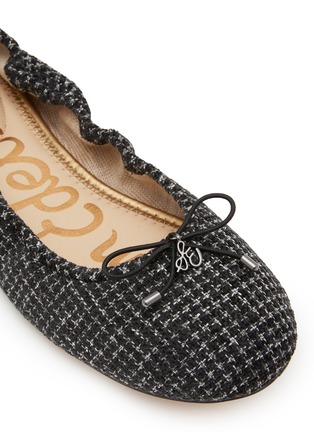 Detail View - Click To Enlarge - SAM EDELMAN - Felicia Boucle Ballerina Flats