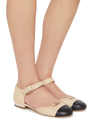 Figure View - Click To Enlarge - SAM EDELMAN - Rylie Leather Mary Jane Flats