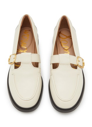 Detail View - Click To Enlarge - SAM EDELMAN - Elaina Cut Out Leather Loafers