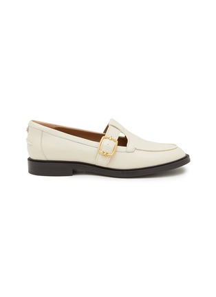 Main View - Click To Enlarge - SAM EDELMAN - Elaina Cut Out Leather Loafers