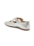  - SAM EDELMAN - Anna Criss Cross Leather Ballerina Flats