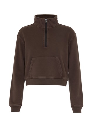 Main View - Click To Enlarge - SKIMS - French Terry Shrunken Half Zip Hoodie