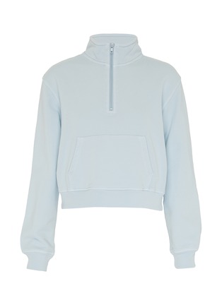 Main View - Click To Enlarge - SKIMS - French Terry Shrunken Half Zip Hoodie