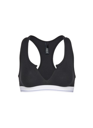 Main View - Click To Enlarge - SKIMS - Cotton Rib Split Neck Bralette