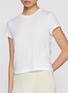 Figure View - Click To Enlarge - SKIMS - Relaxed Tees Shrunken T-shirt