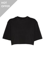 ★ason★ HOLIDAY CROPPED TSHIRT BLACK P0000BSS000A Cropped T-Shirt - Black – Hours