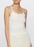 Figure View - Click To Enlarge - SKIMS - Cotton Rib Scoop Tank