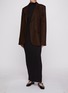 Back View - Click To Enlarge - SKIMS - Soft Lounge Turtleneck Long Dress