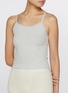 Figure View - Click To Enlarge - SKIMS - Cotton Rib Scoop Tank