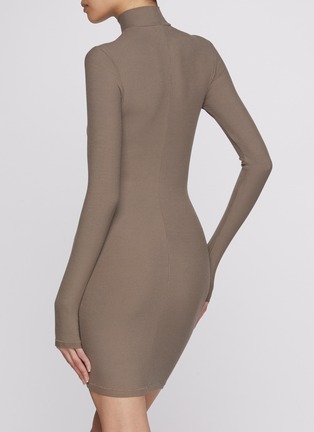 Front View - Click To Enlarge - SKIMS - Soft Lounge Turtleneck Mini Dress