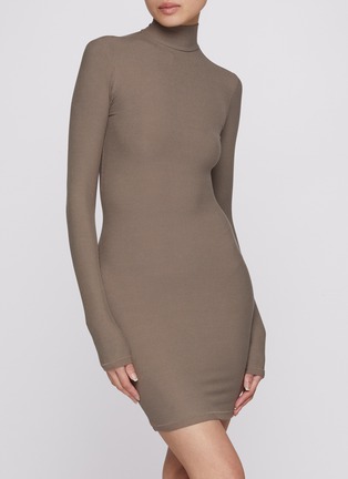 Figure View - Click To Enlarge - SKIMS - Soft Lounge Turtleneck Mini Dress