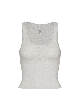 Main View - Click To Enlarge - SKIMS - Skims Sleep Henley Tank