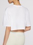 Front View - Click To Enlarge - SKIMS - Relaxed Tees Oversized Cropped T-shirt