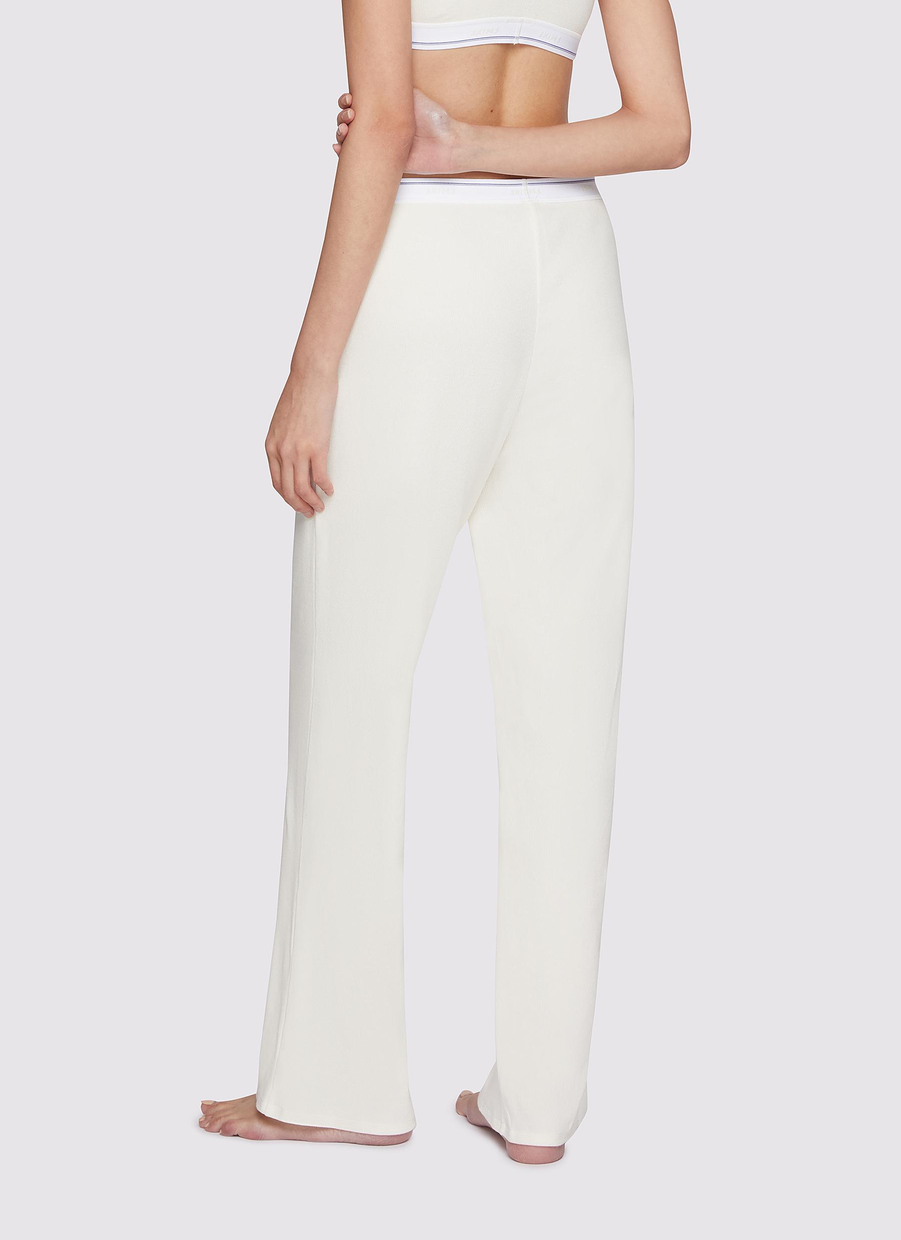 Cotton Rib Relaxed Pants - Thumbnail 3