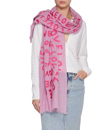 Figure View - Click To Enlarge - CITRUS - Circle Love Scarf