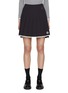 Main View - Click To Enlarge - SOUTHCAPE - Contrast Trim Pleated Mini Skirt