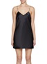 Main View - Click To Enlarge - SHARON WAUCHOB - Row Short Silk Slip Dress