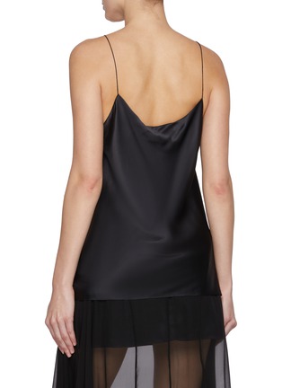 Back View - Click To Enlarge - SHARON WAUCHOB - Poitou Lined Silk Camisole