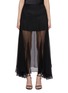 Main View - Click To Enlarge - SHARON WAUCHOB - Fionn Sheer Silk Skirt