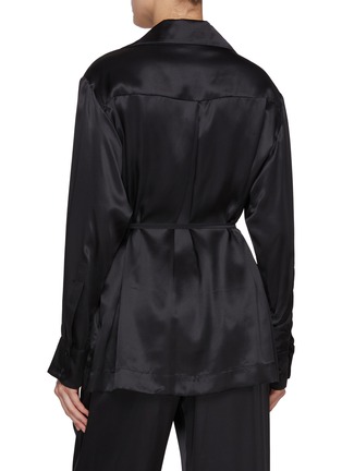 Back View - Click To Enlarge - SHARON WAUCHOB - Bretagne Silk Pyjama Jacket