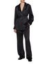 Figure View - Click To Enlarge - SHARON WAUCHOB - Bretagne Silk Pyjama Jacket