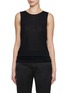 Main View - Click To Enlarge - SHARON WAUCHOB - Ard V-Back Cotton Tank Top