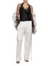 Figure View - Click To Enlarge - SHARON WAUCHOB - Tuileries Elasticated Silk Pants