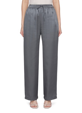 Main View - Click To Enlarge - SHARON WAUCHOB - Tuileries Elasticated Silk Pants