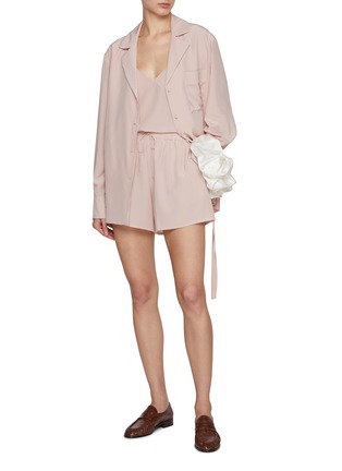 Figure View - Click To Enlarge - SHARON WAUCHOB - Bretagne Pyjama Silk Jacket