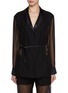 SHARON WAUCHOB Bretagne Contrast Silk Pyjama Jacket SHARON WAUCHOB Bretagne Contrast Silk Pyjama Jacket