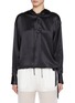 Main View - Click To Enlarge - SHARON WAUCHOB - Lios Silk Hooded Top