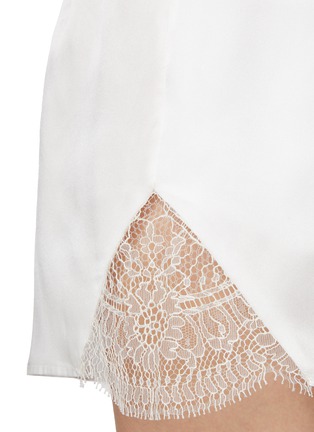  - SHARON WAUCHOB - Garnier Lace-Trim Drawstring Shorts