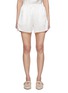 Main View - Click To Enlarge - SHARON WAUCHOB - Garnier Lace-Trim Drawstring Shorts