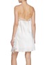 Back View - Click To Enlarge - SHARON WAUCHOB - Lena Lace-Trim Mini Dress